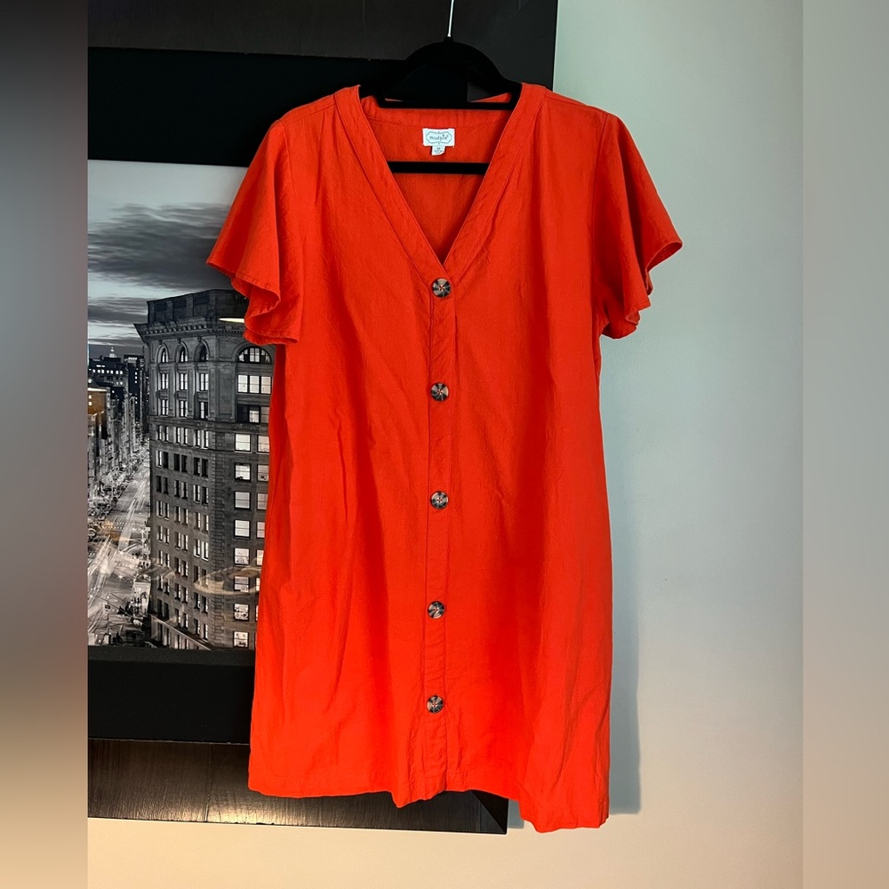 Mudpie dress. Orange. Size M.